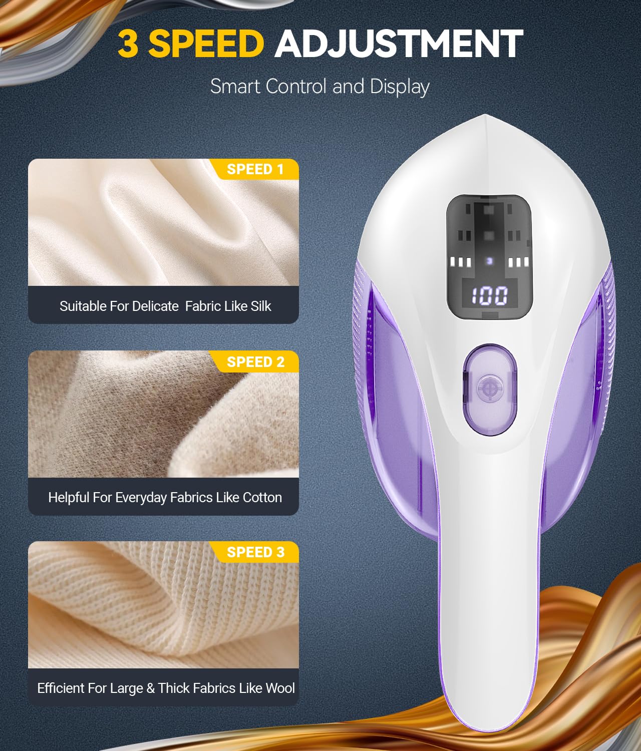 Rechargeable Fabric Shaver and Lint Remover