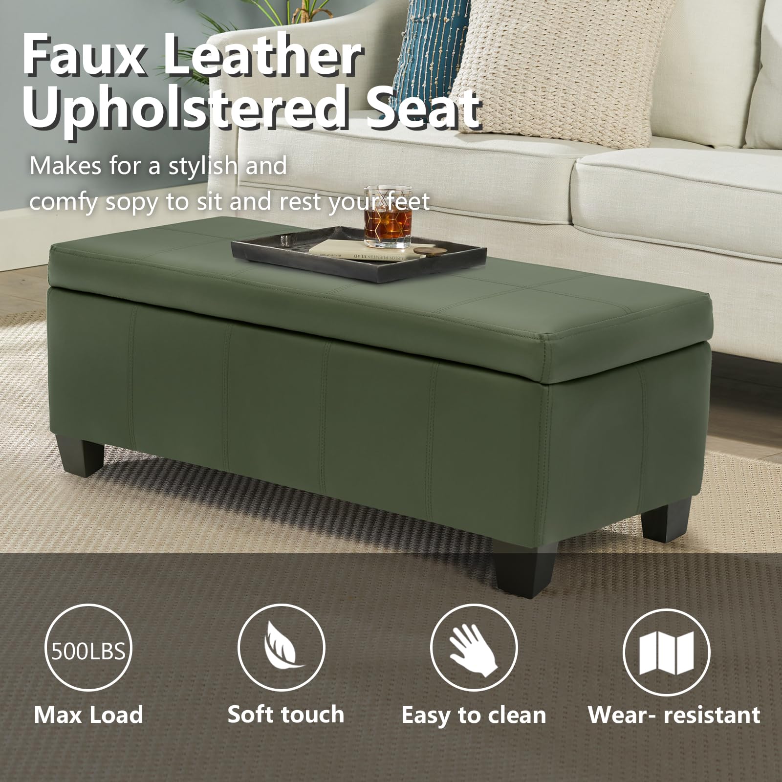 41" Storage Ottoman