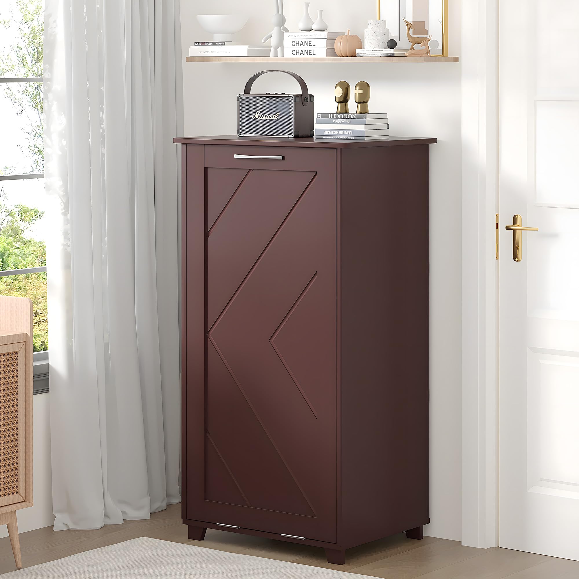 Tilt Out Kitchen Trash Bin Cabinet