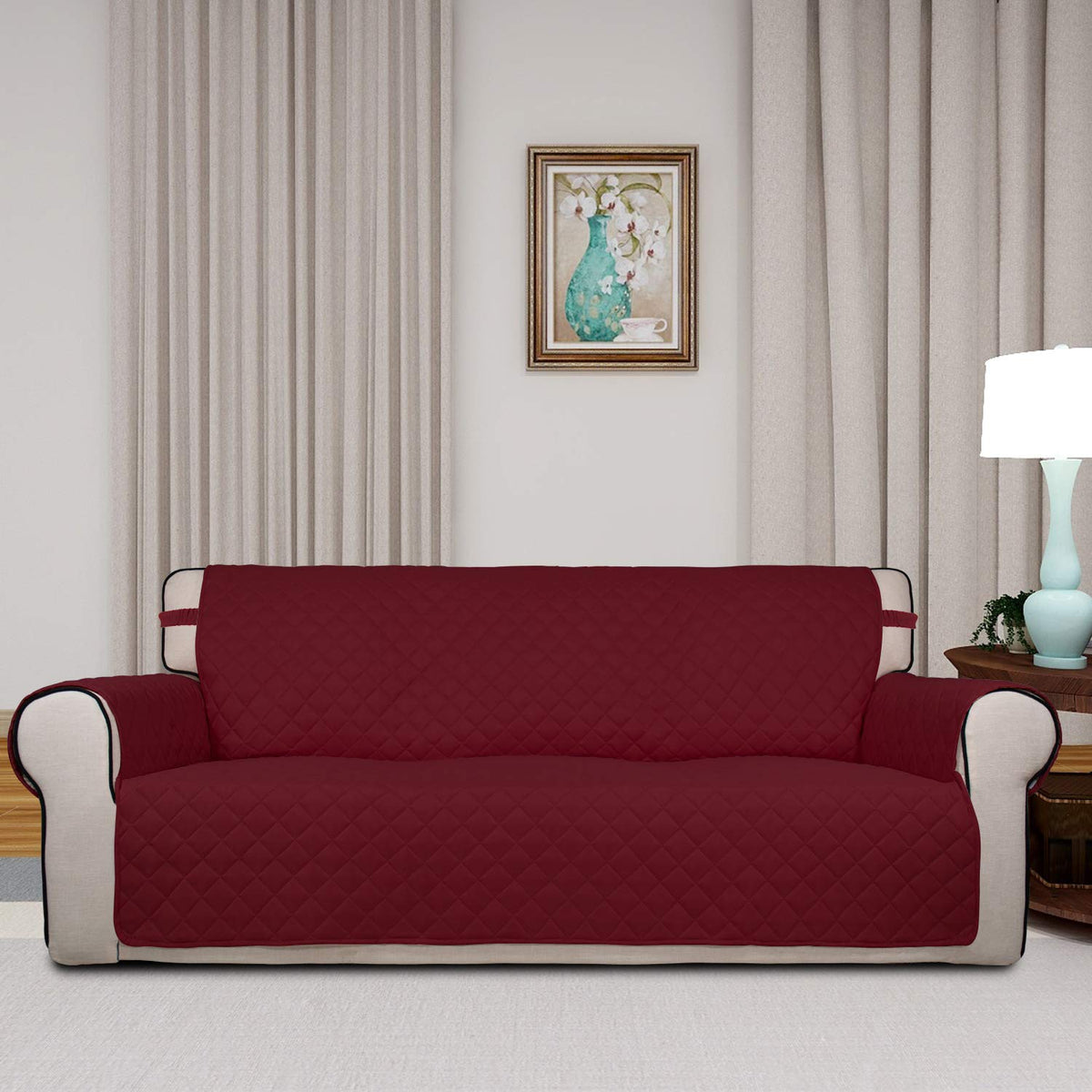Reversible Quilted Sofa Cover Dog Couch Covers for Sofa