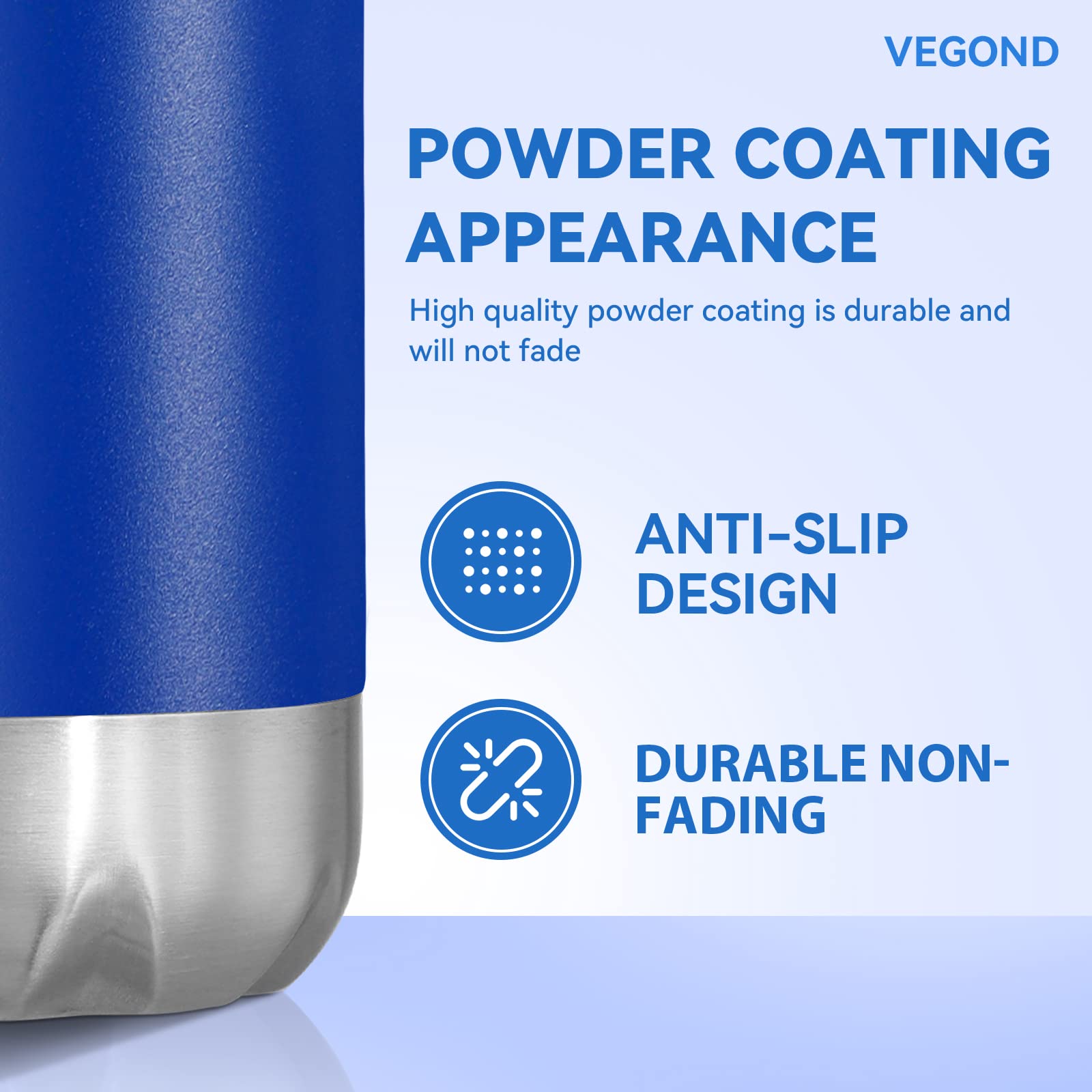 17oz Stainless Steel Water Bottles