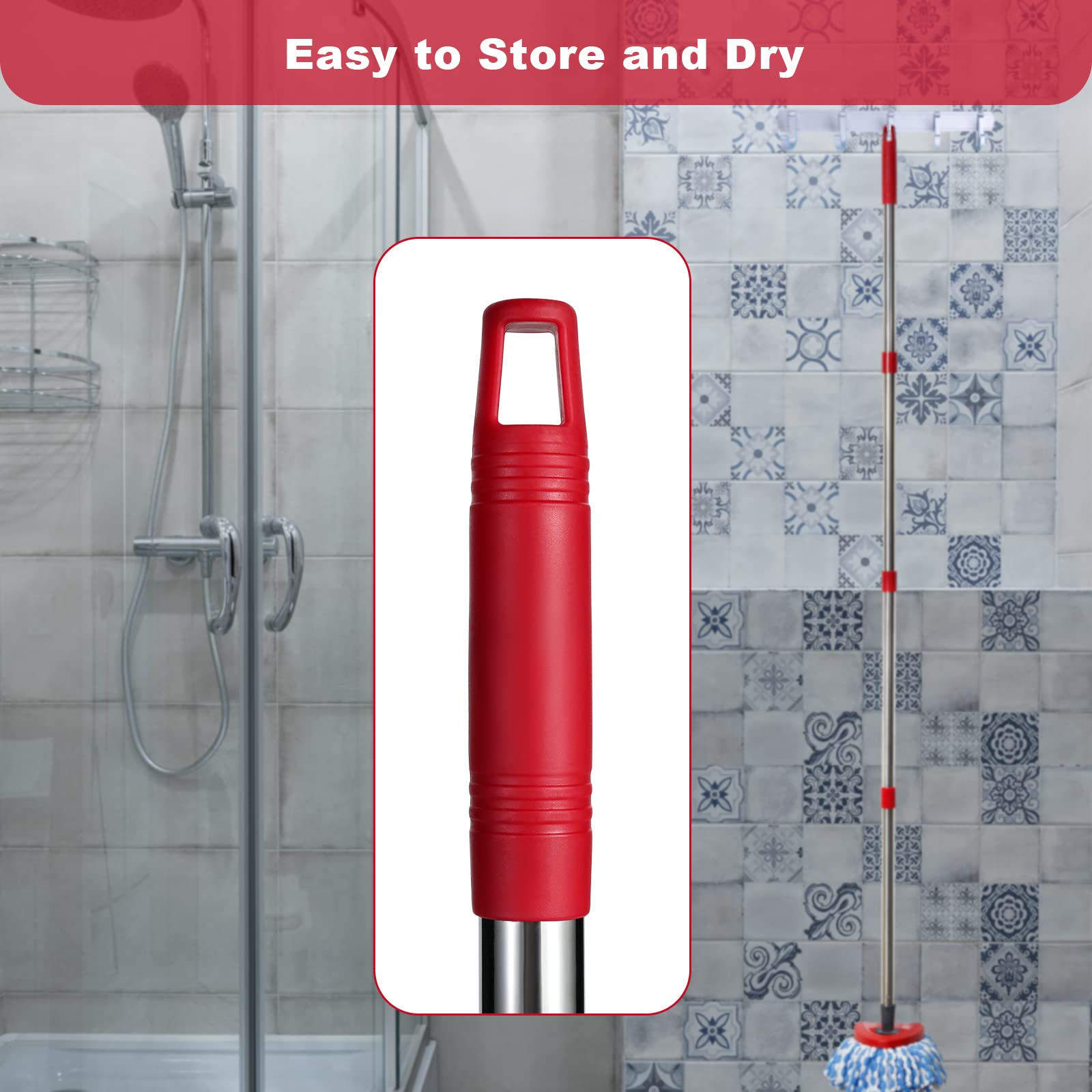 Spin Mop Replacement Handle