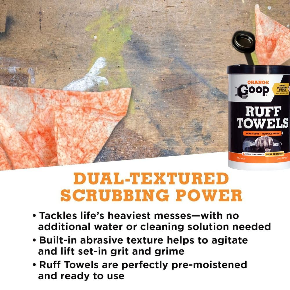 Heavy Duty Ruff Towels with Scrubbing Power (432 Count)