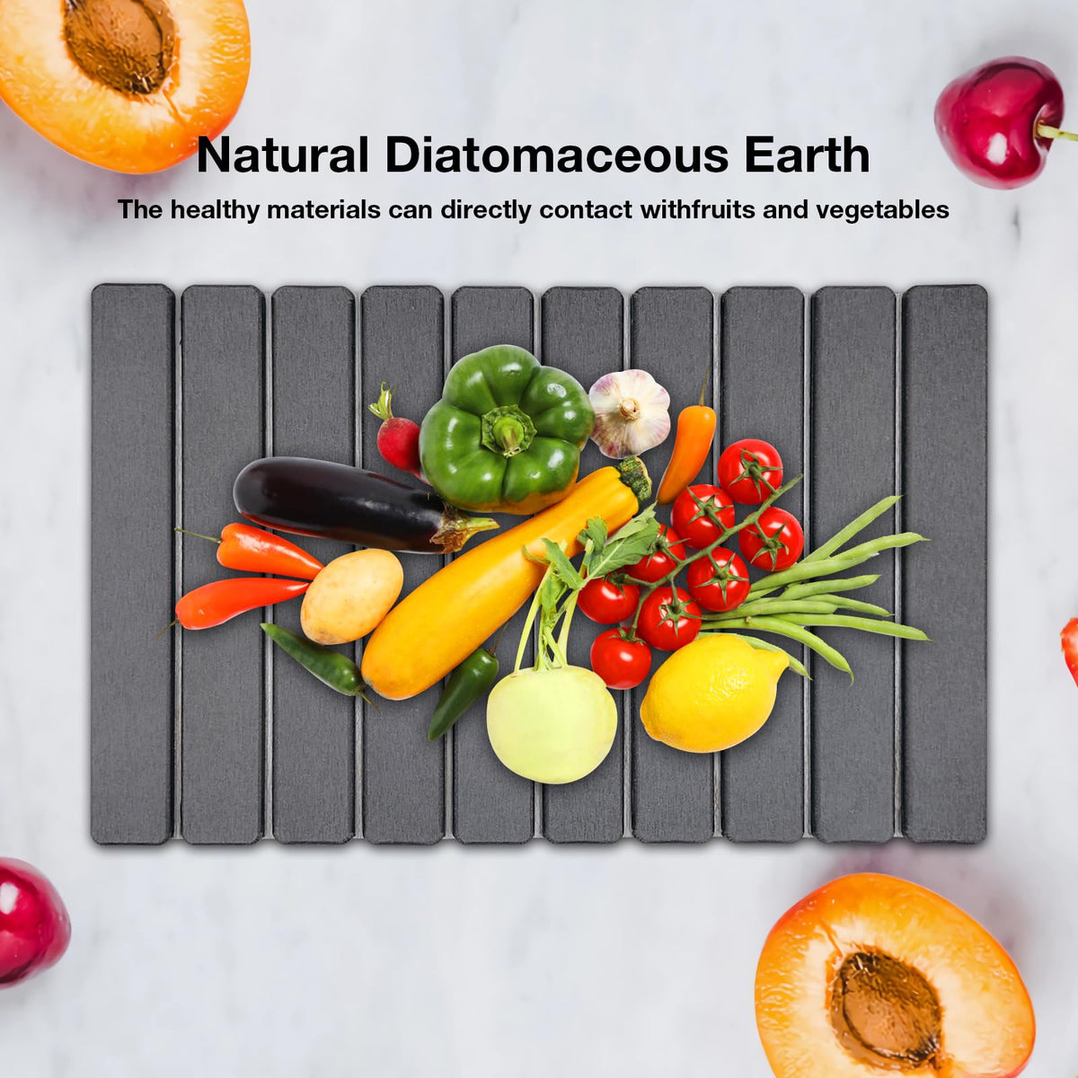 Large Diatomite Kitchen Counter Drying Mat