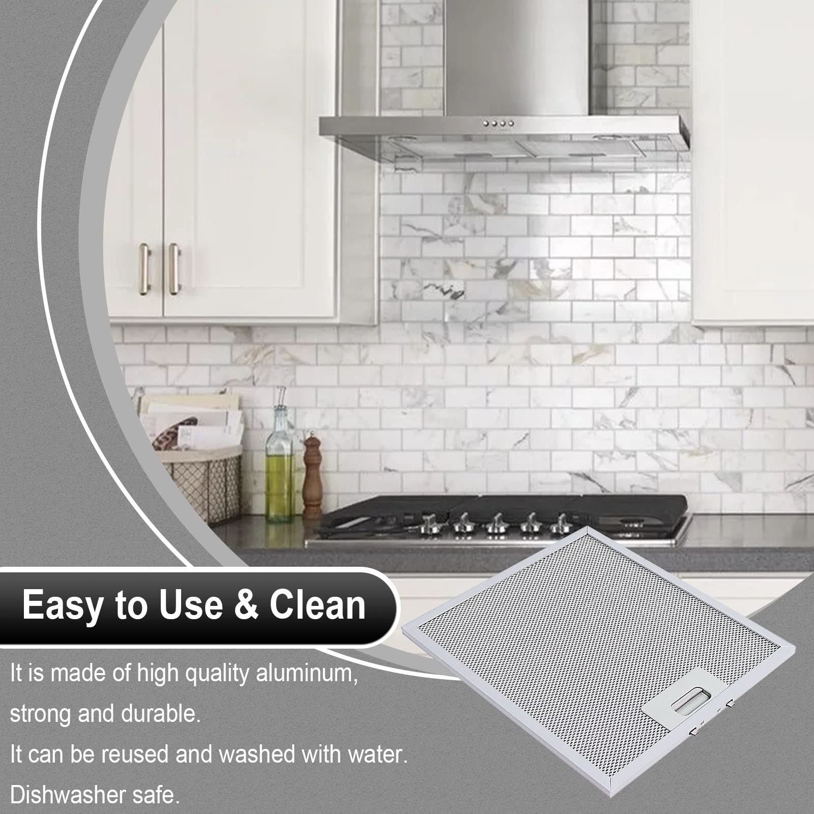 W10169961A Range Hood Vent Filters (3 Count)