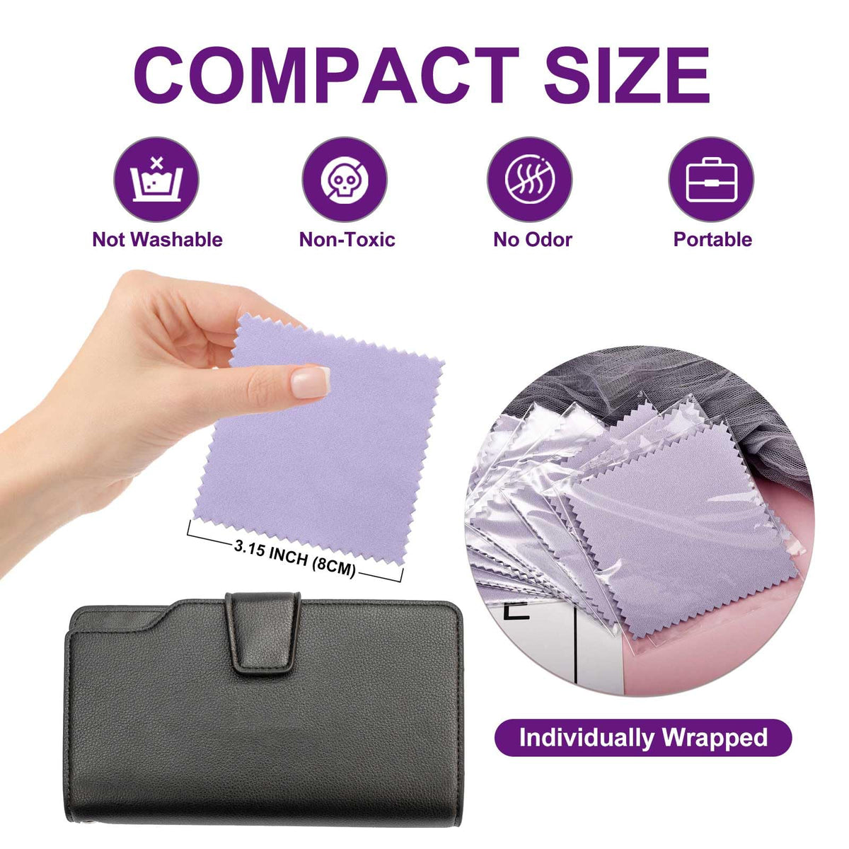 Jewelry Cleaning Cloth (50 Count)