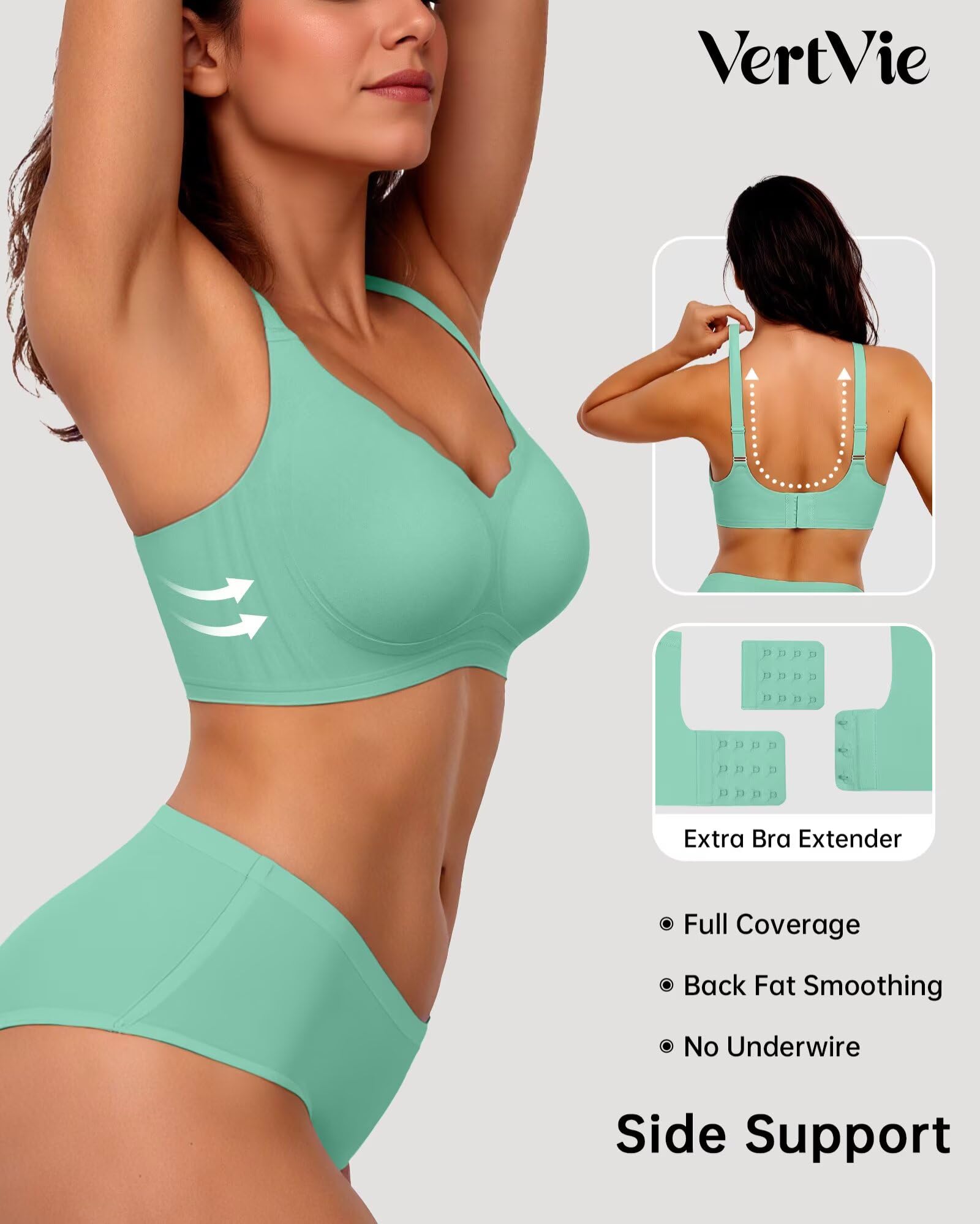Seamless Jelly Bra No Underwire Supportive Bralette