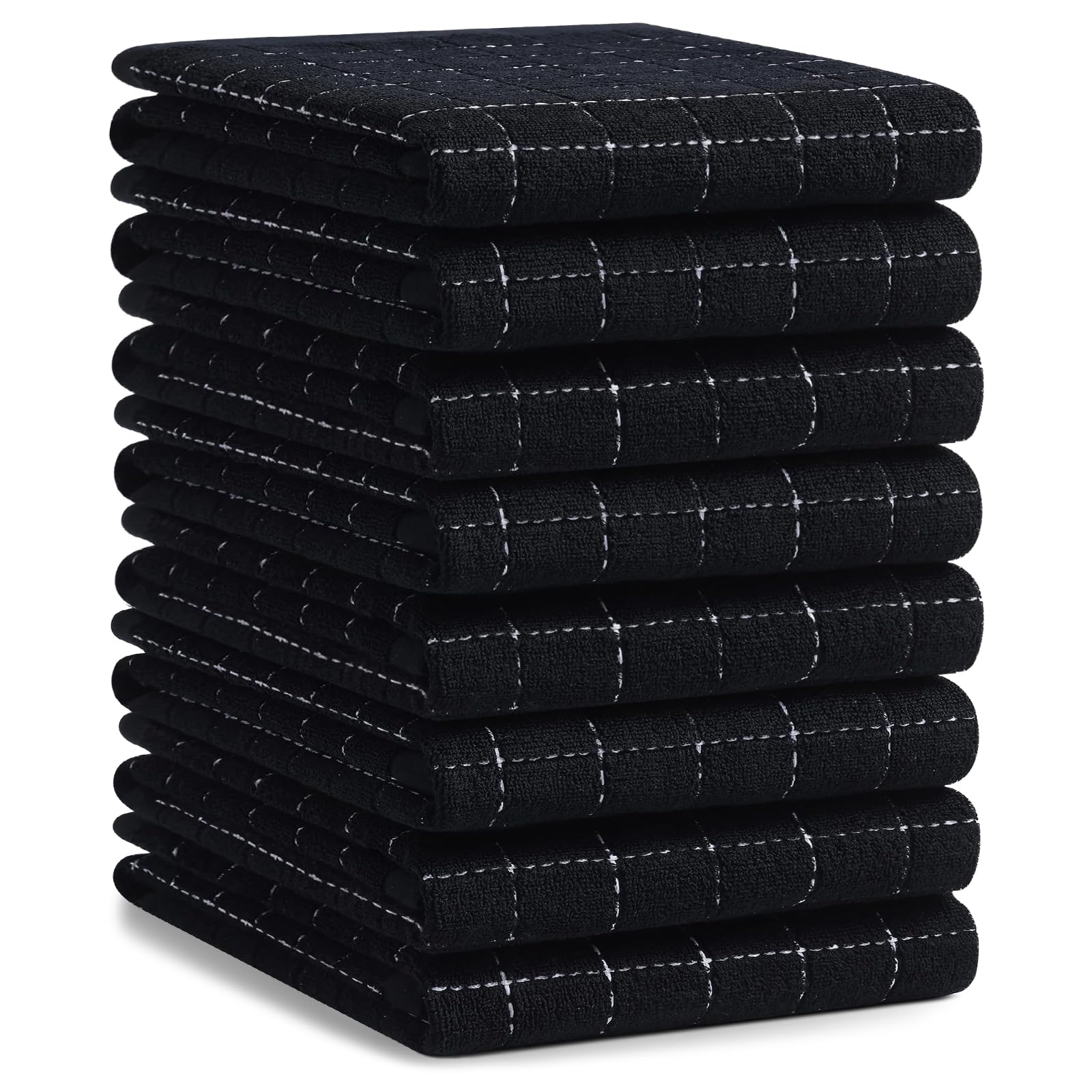 100% Cotton Terry Kitchen Towels (8 Count)