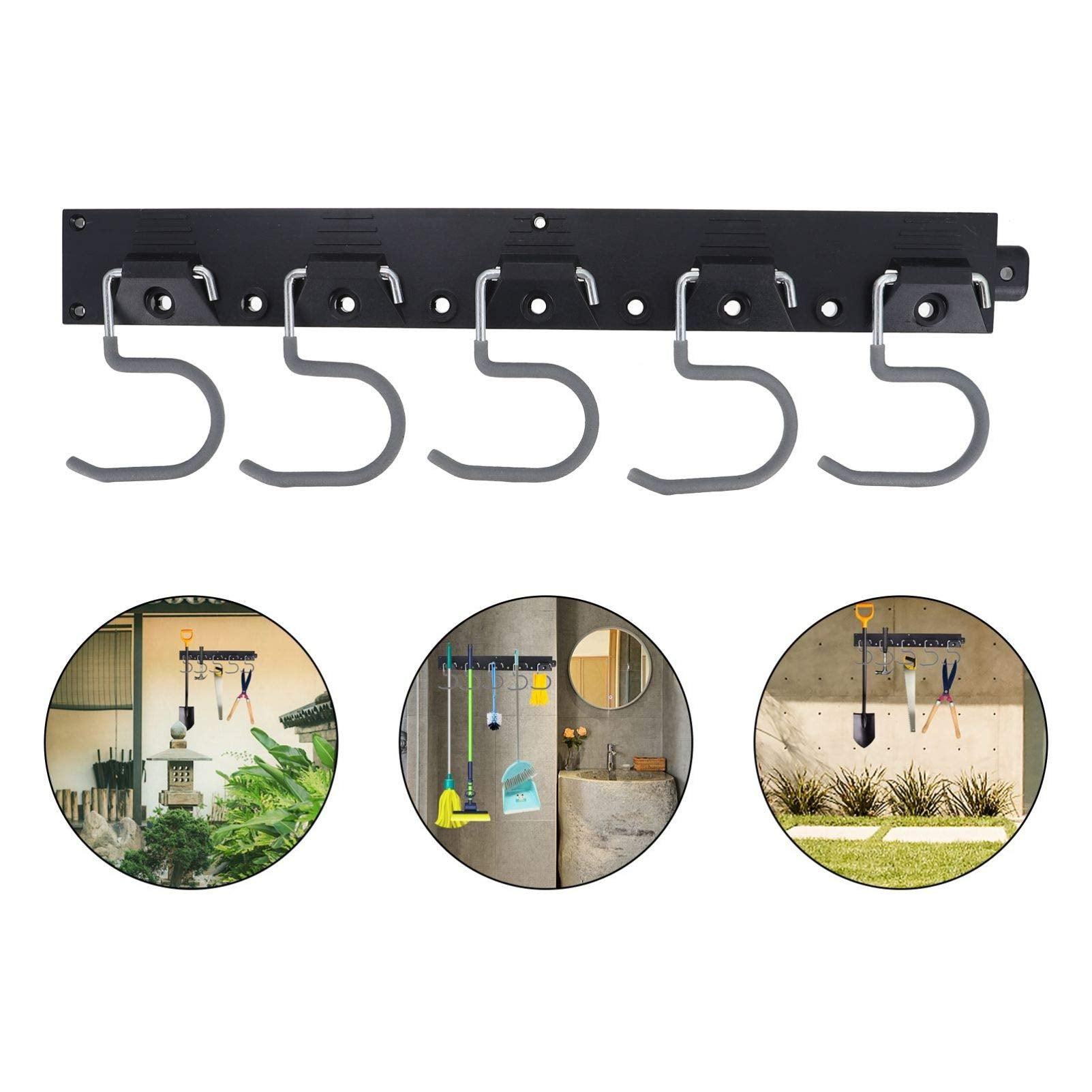 Garage Tool Organizer Wall Mount Tool Organizer Broom Rack Random Color
