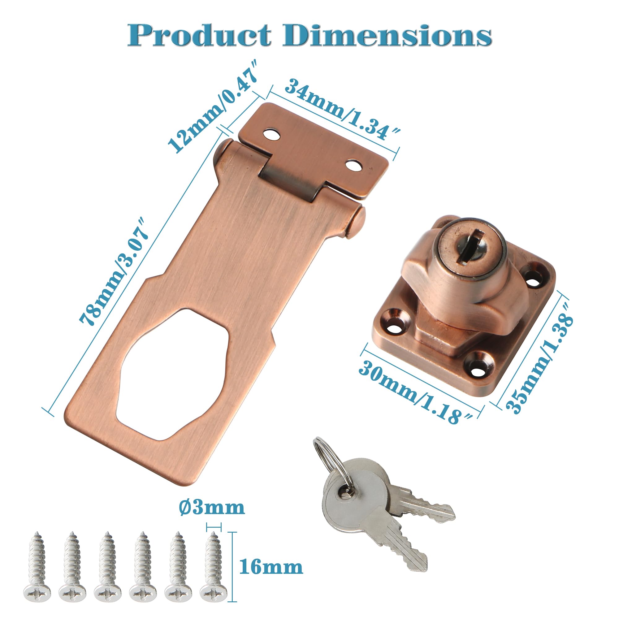 Keyed Hasp Latch