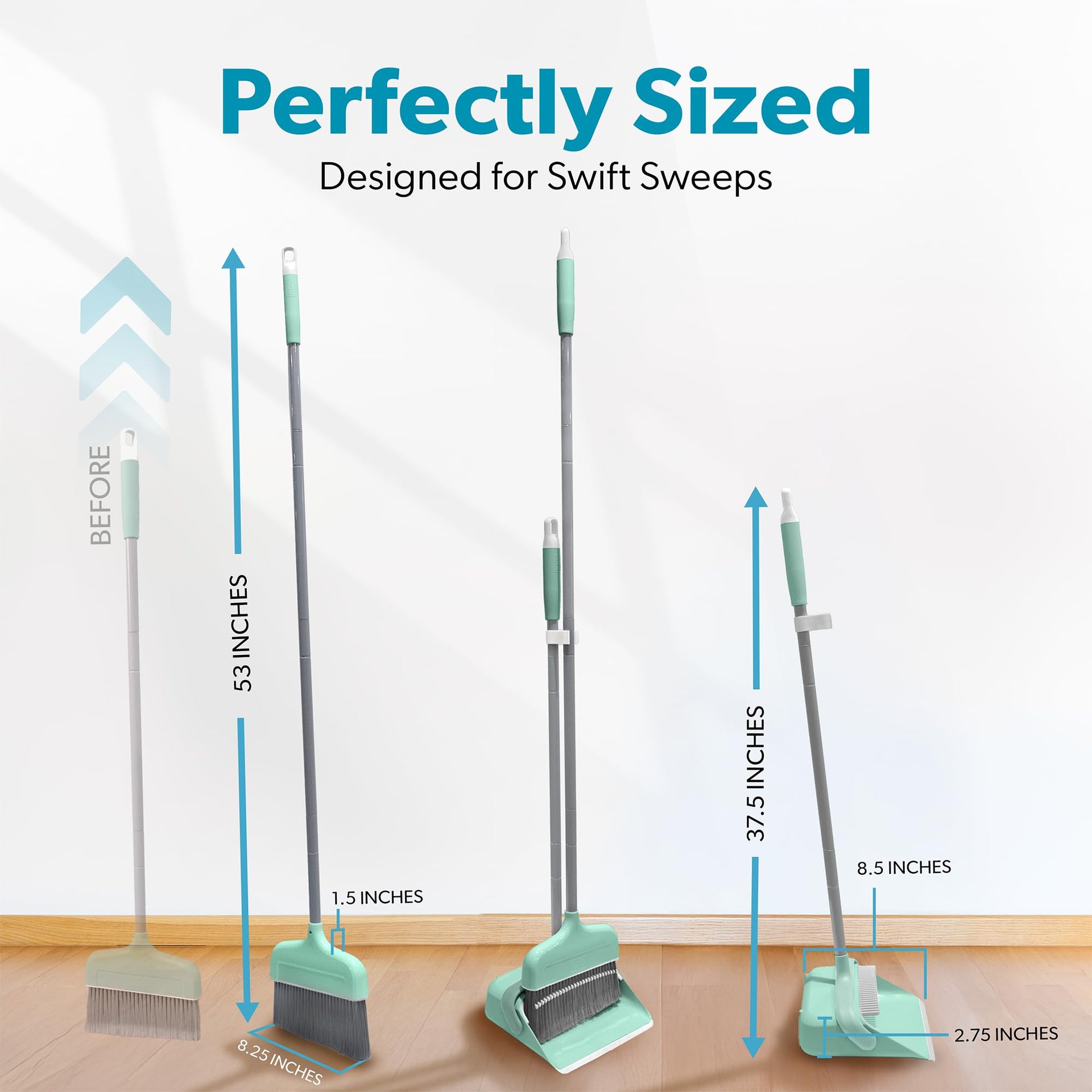 Butler Broom & Dustpan Set