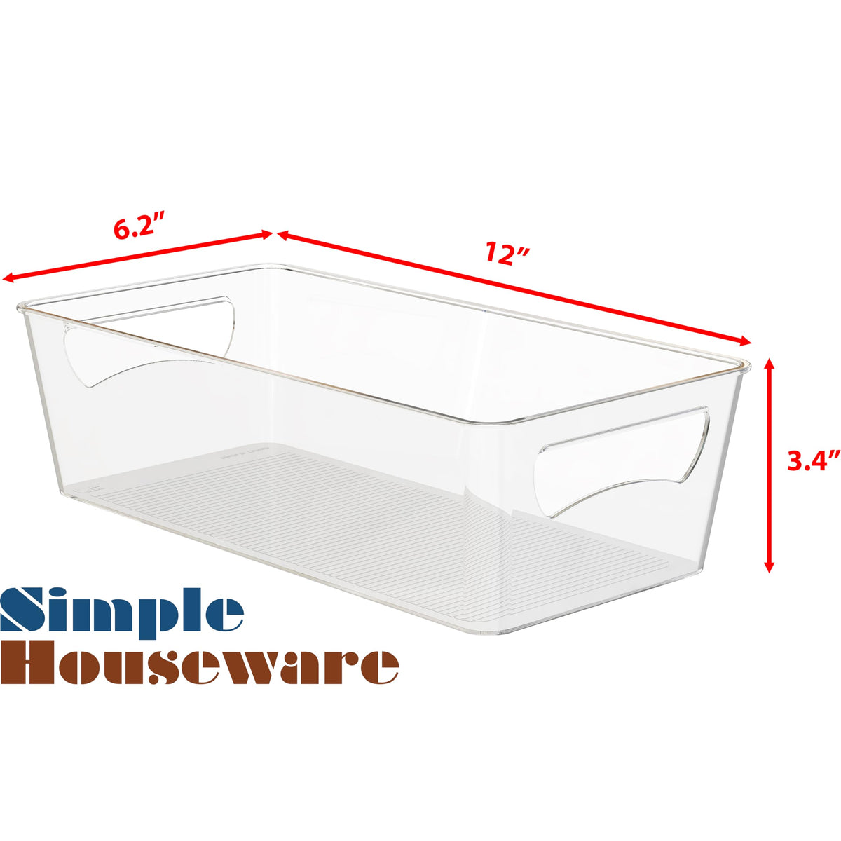 Clear Fridge Organizer Bin Storage