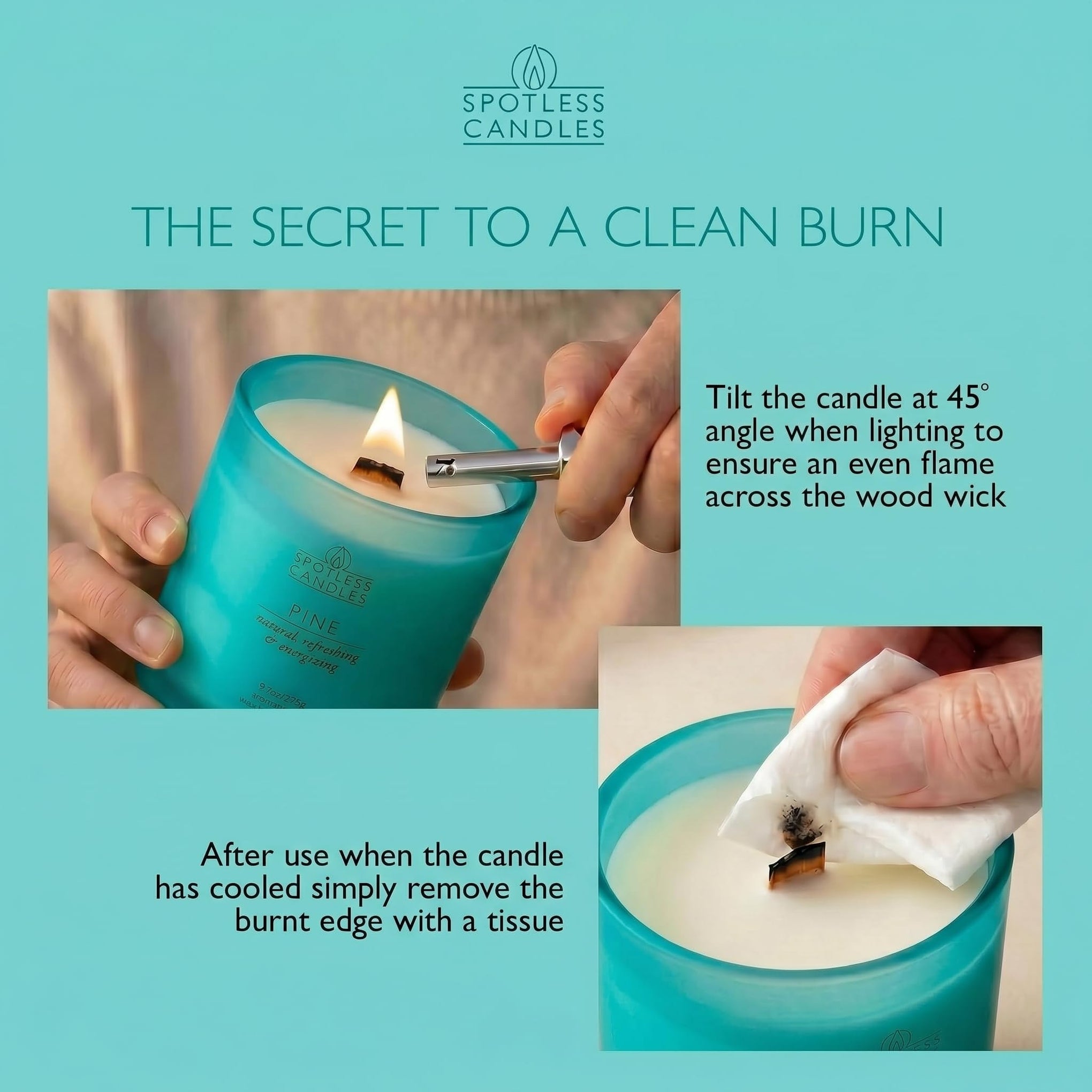 Pine Candle; 9.7 oz