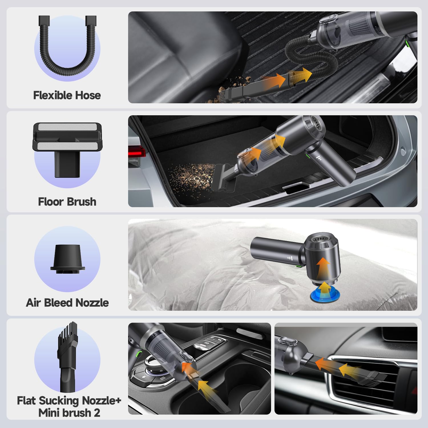Car Vacuum Portable Cordless