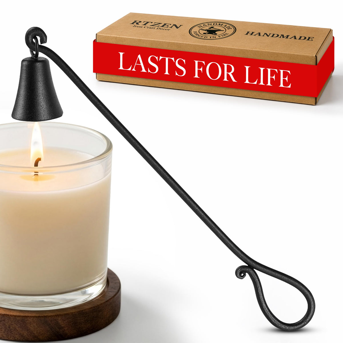 Antique Bell Candle Snuffer