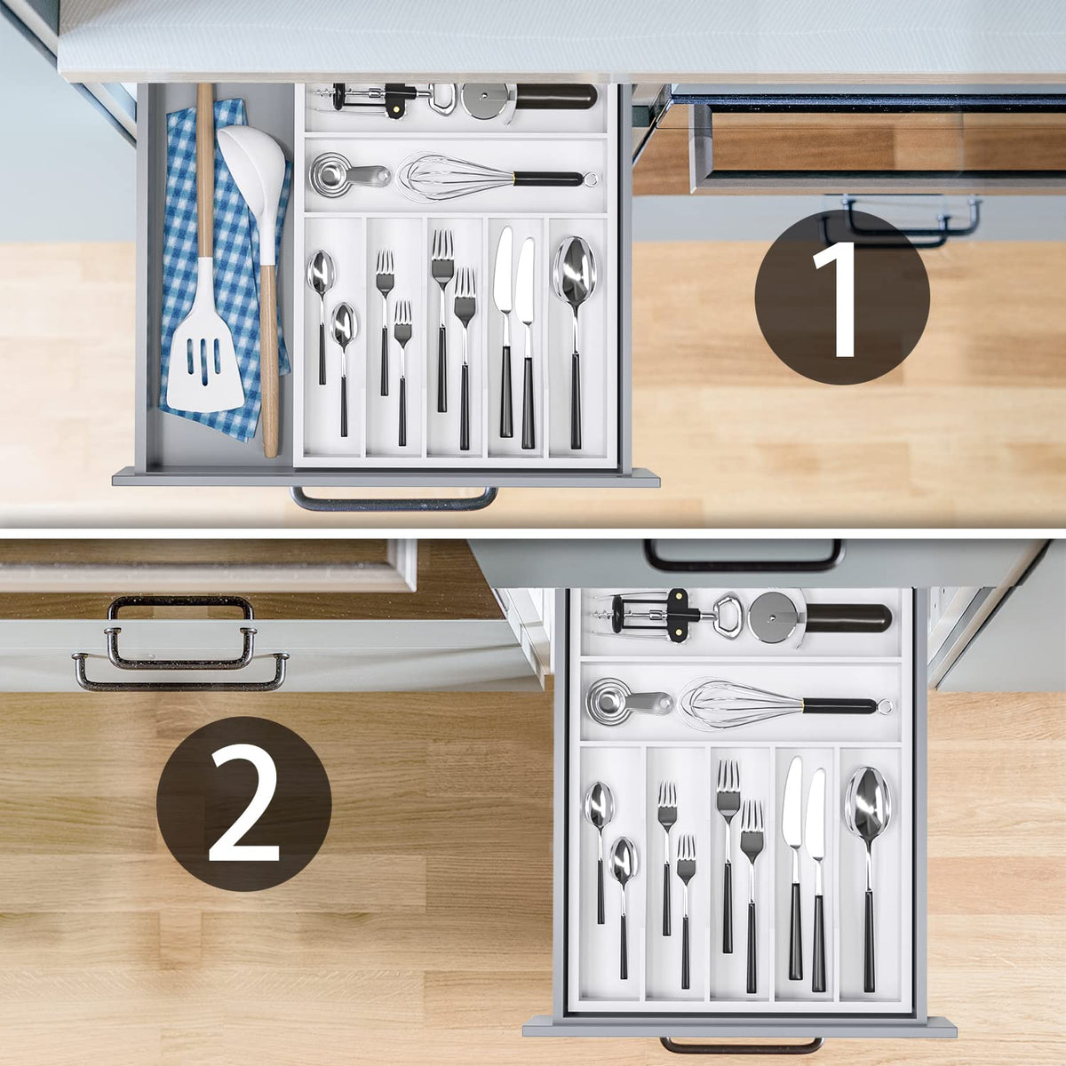 Utensil Organizer Silverware Drawer Organizer