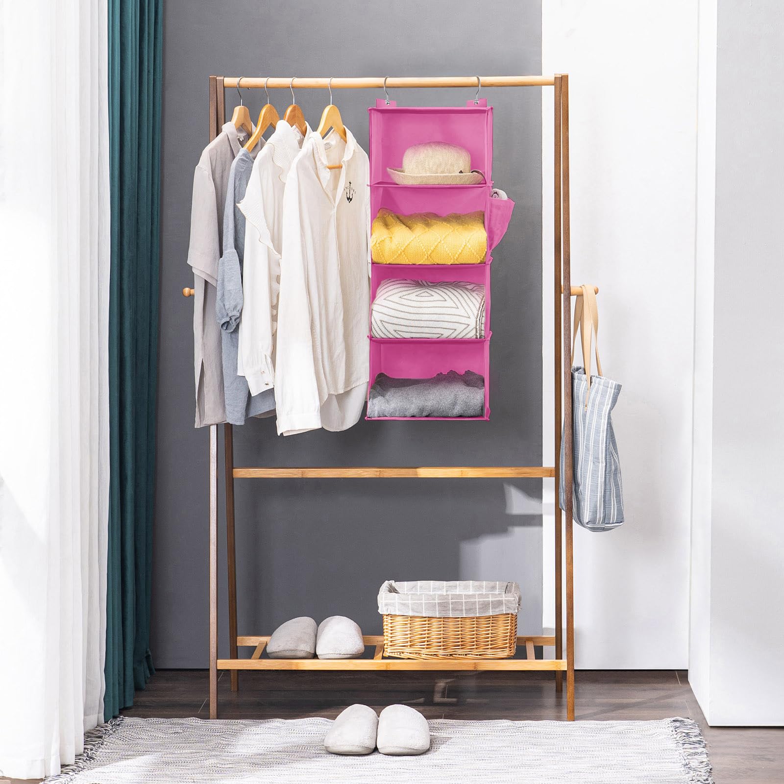 Hanging Closet Organizer and Storage (4 Count)