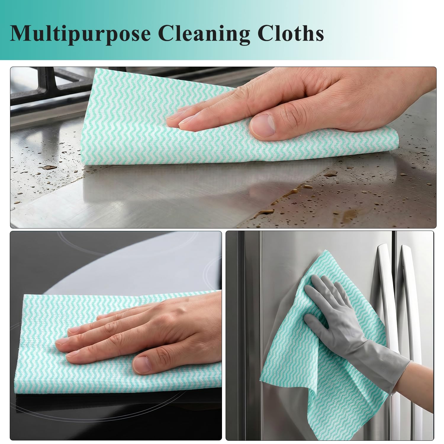 Disposable Dish Cloth and Cleaning Handi Wipes (100 Count) - ModHome Supplies