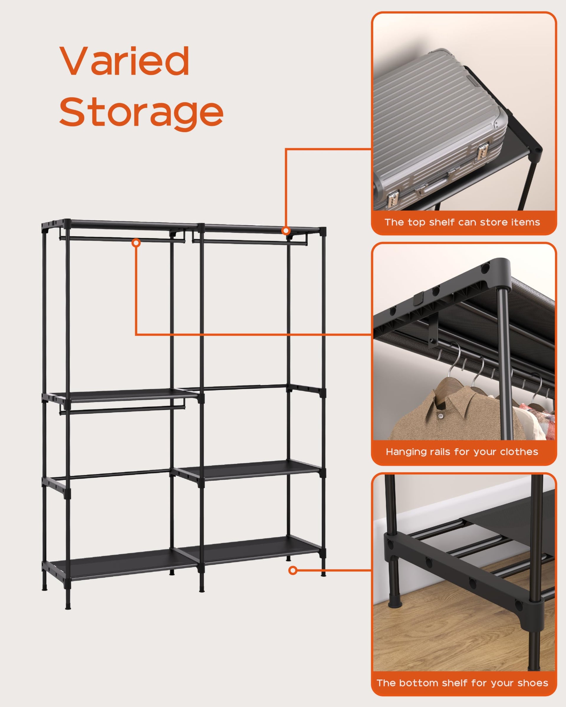 Clothes Rack Portable Closet