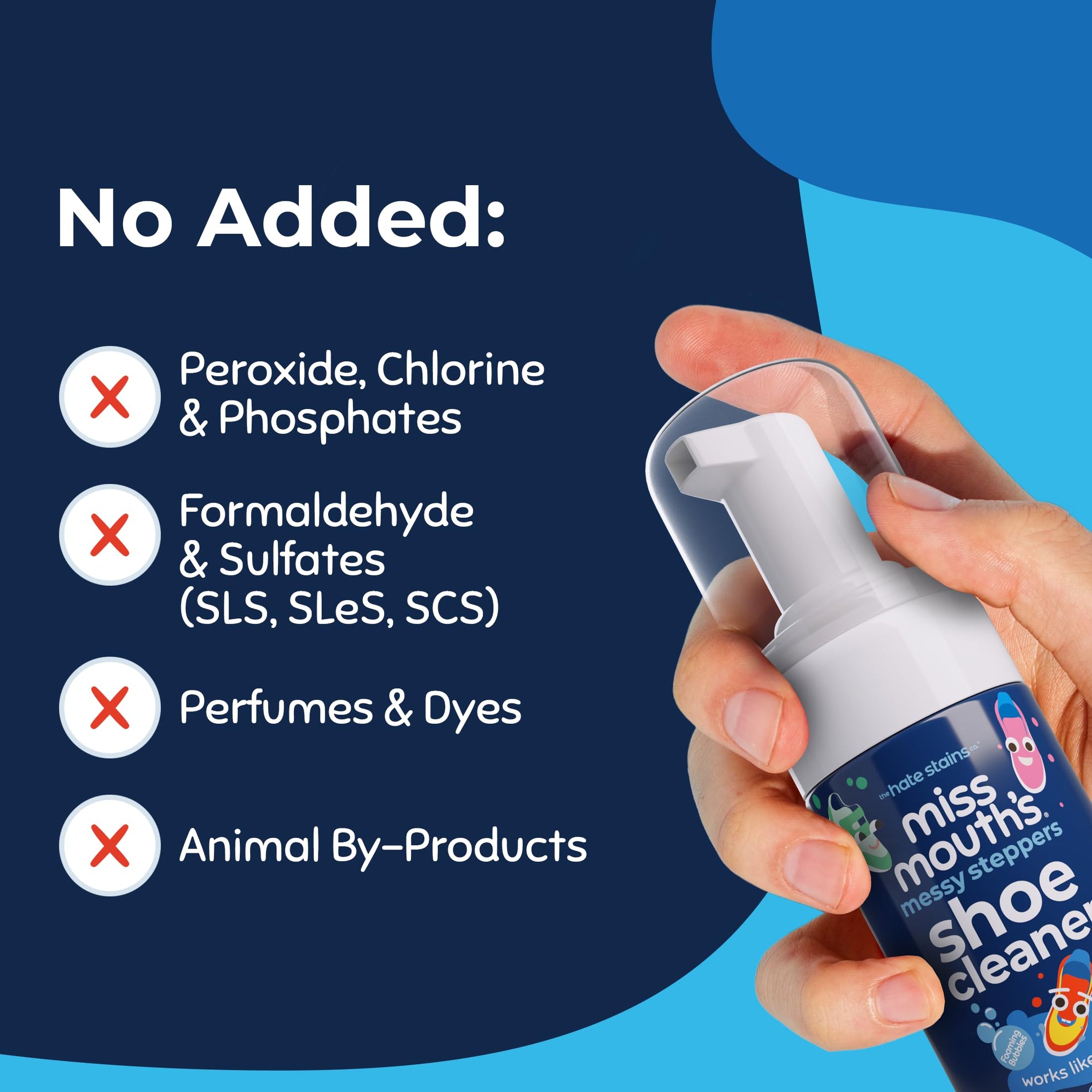 Stain Treater & Messy Steppers Shoe Cleaner Stain Remover Duo (8 Fl Oz)