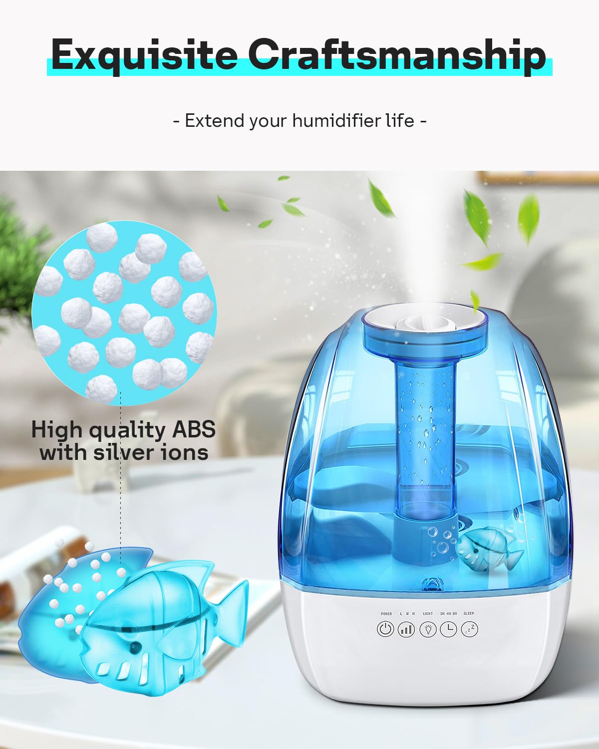 Humidifier Cleaning Fish for Humidifiers & Fish Tanks (10 Count)