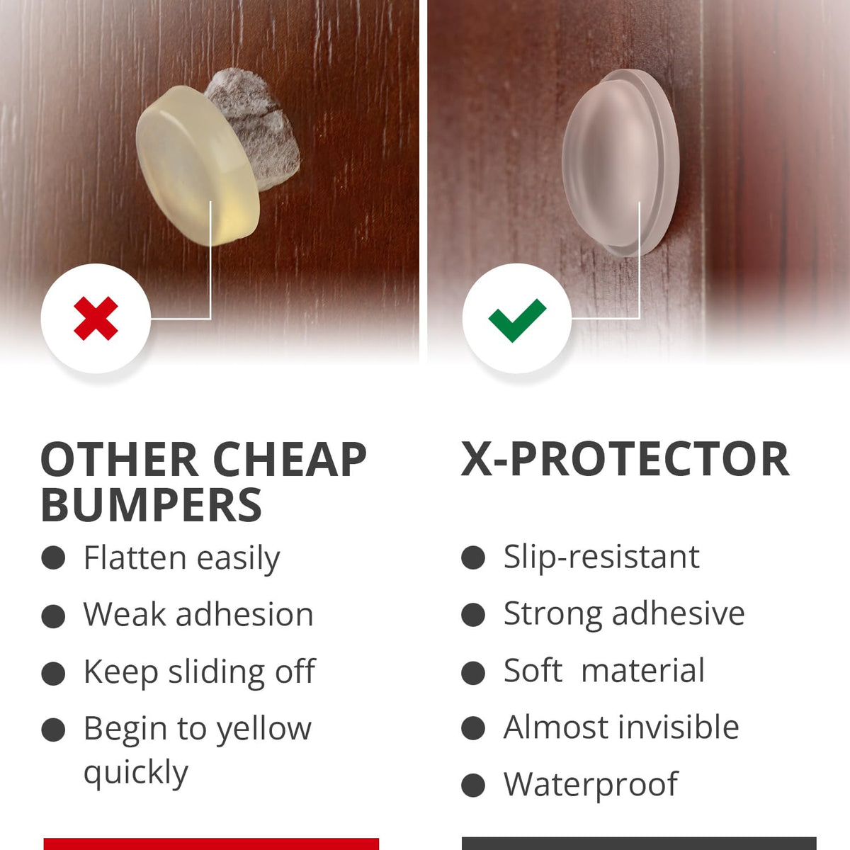 Cabinet Door Bumpers 200 PCS (200 Count)