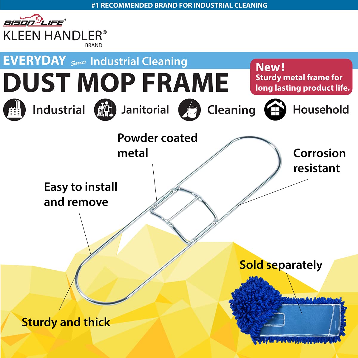 Commercial Dust Mop Frame 36Inch (12 Count) - ModHome Supplies