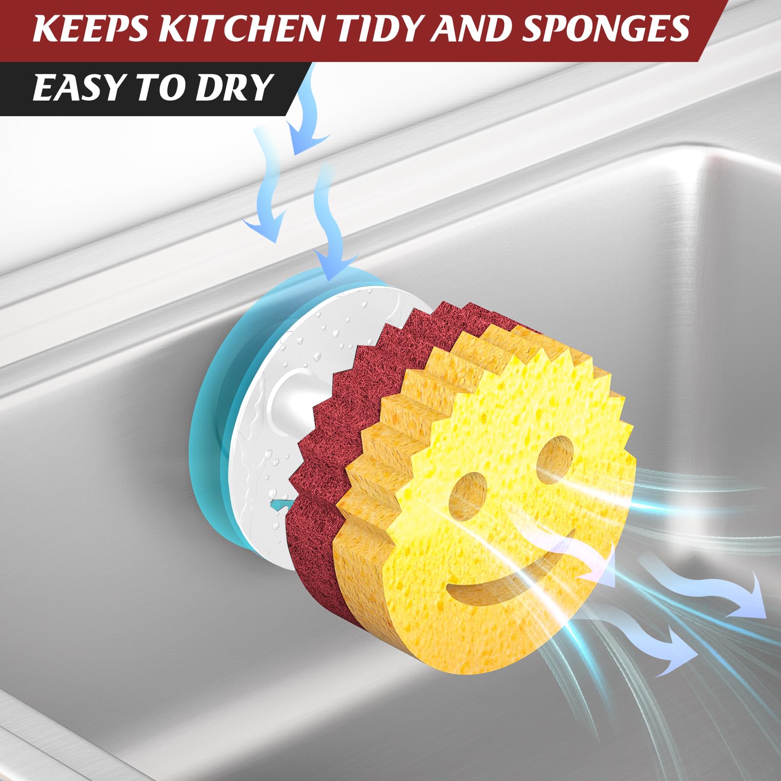 Sponge Holder for Kitchen Sink