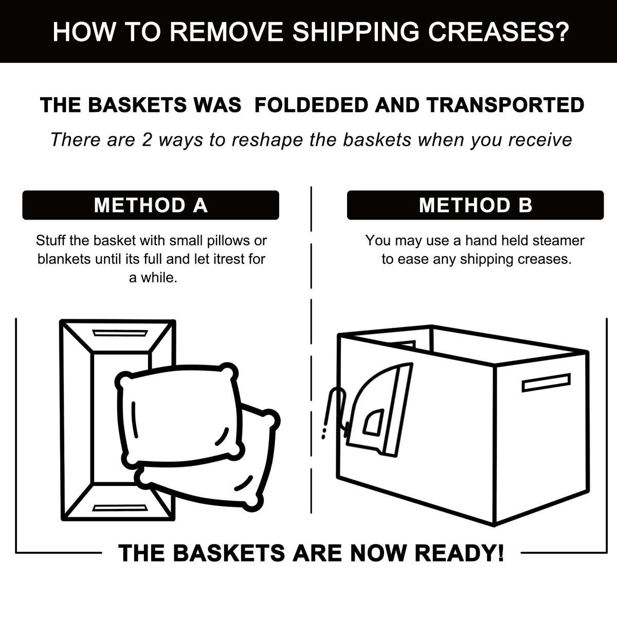 3 Pack Storage Basket for Organizing