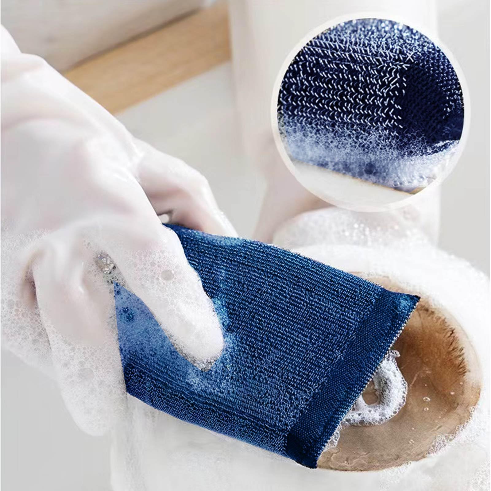 Steel Wool Scrubber Kitchen Sponges (6 Count)