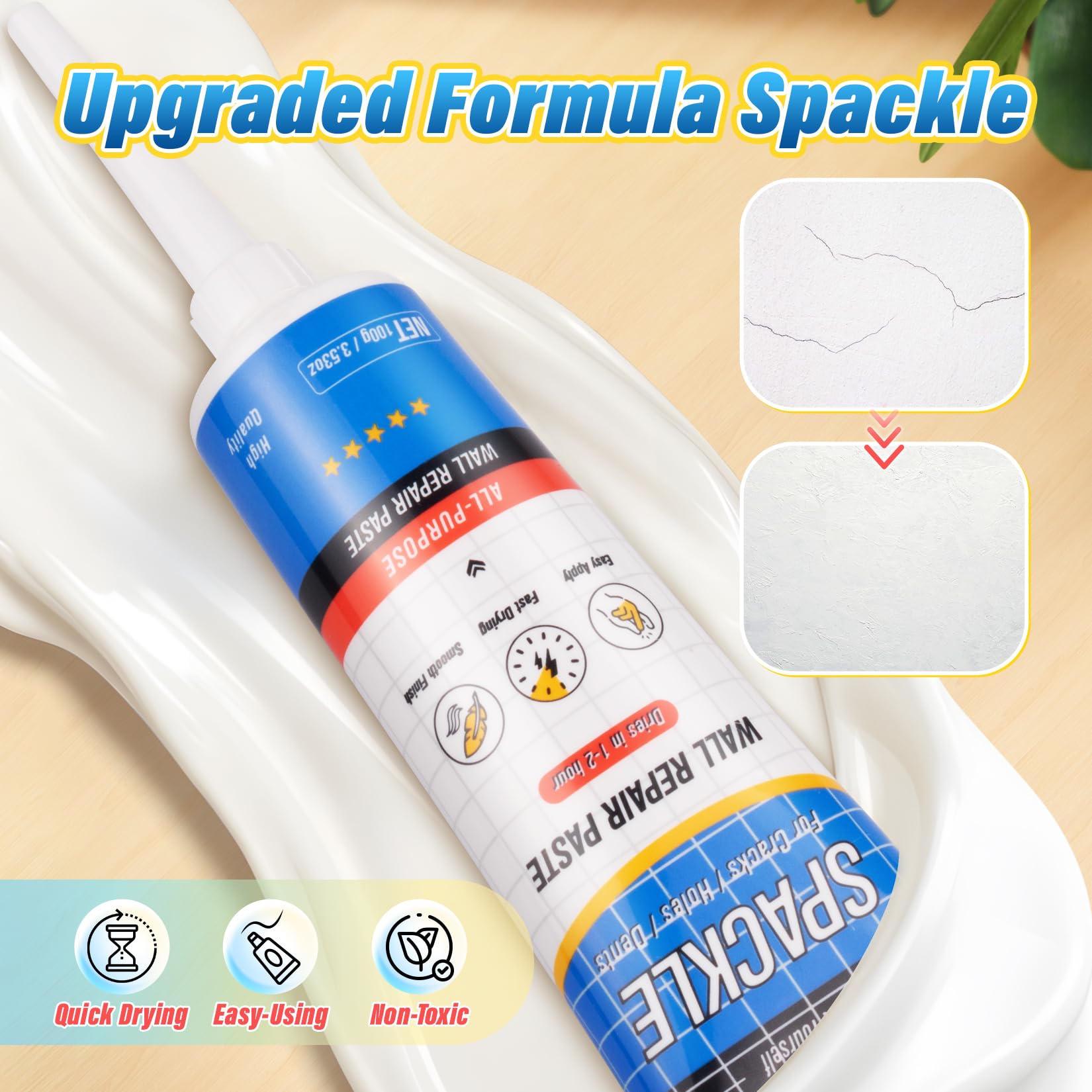 9 Piece Spackle Wall Repair Kit