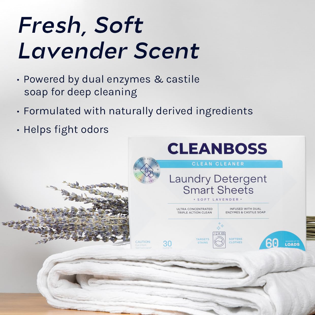 Laundry Detergent Smart Sheets (30 Count) - ModHome Supplies