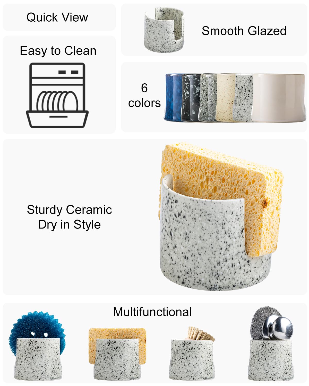 Sponge Holder for Kitchen Sink