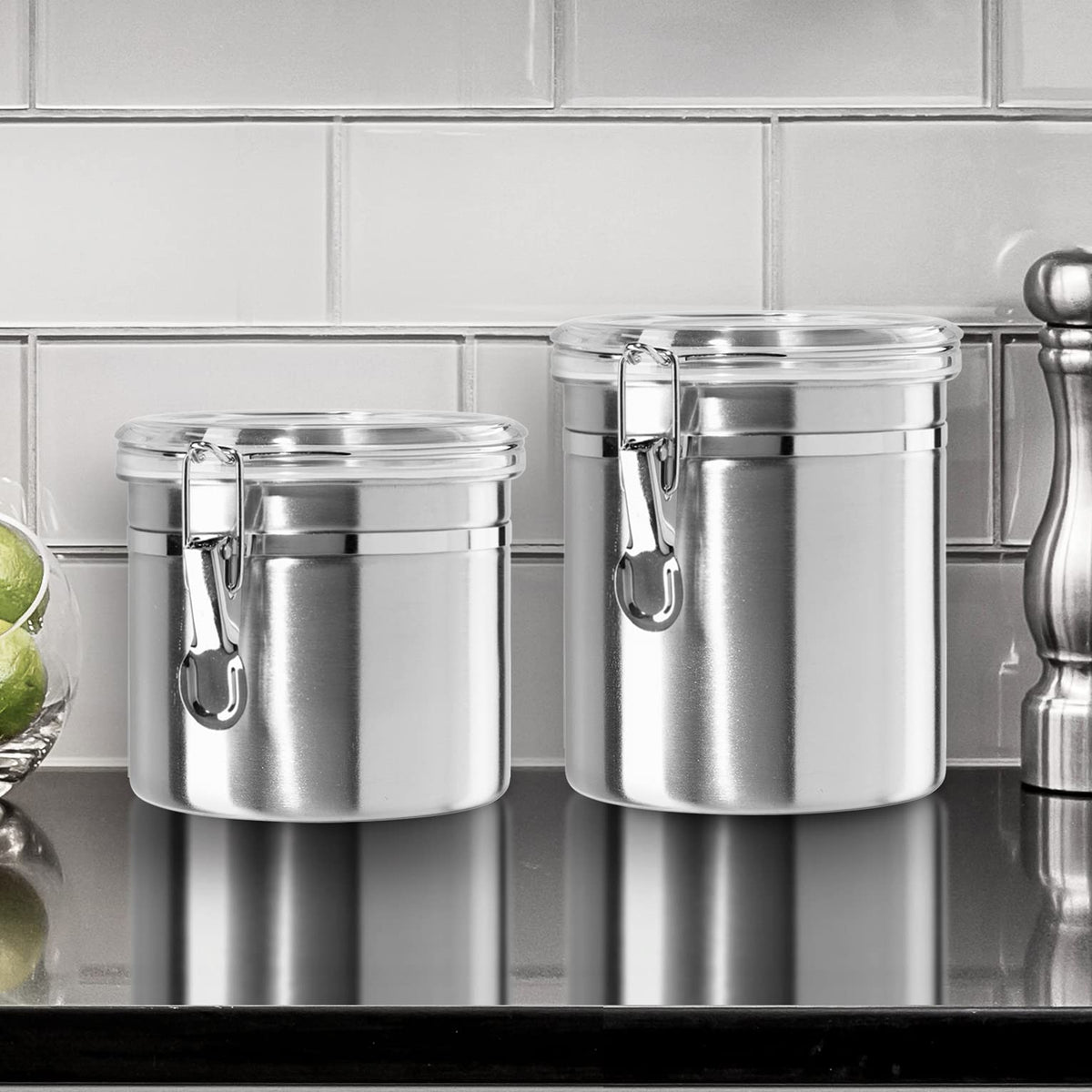 Stainless Steel Kitchen Canister 26 fl oz