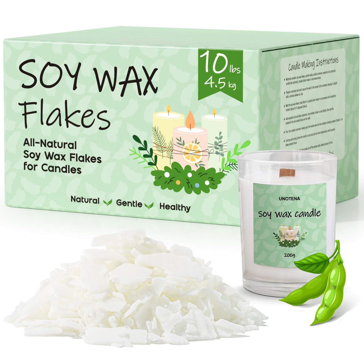 Soy Wax Flakes for Candle Making