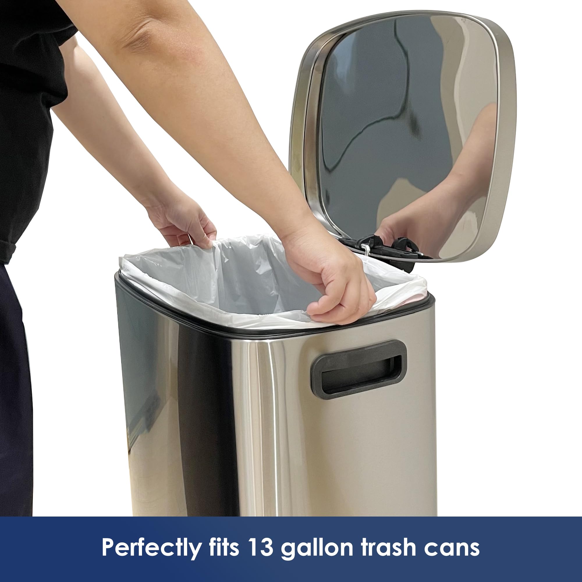 13 Gallon Tall Kitchen Trash Bags (200 Count)