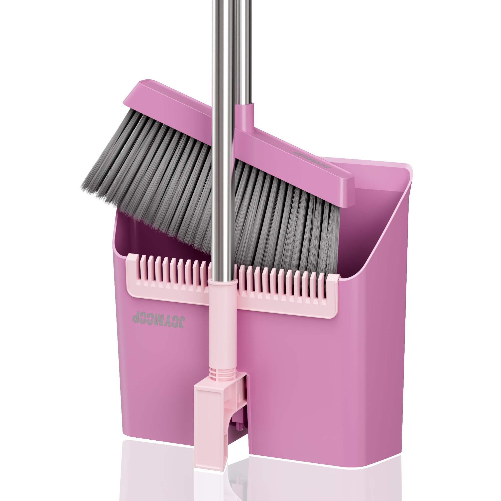 Pink Broom and Dustpan Set