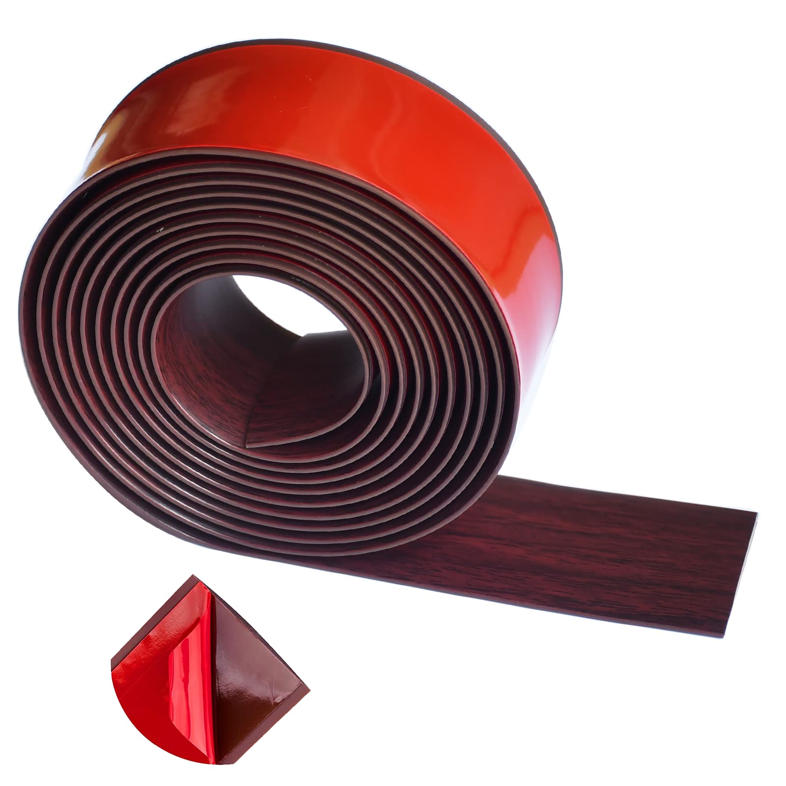 Floor Door Flat Transition Strip & Self Adhesive Floor Vinyl Floor Edge Trim Laminate Floor Gap Covering Joining Strip