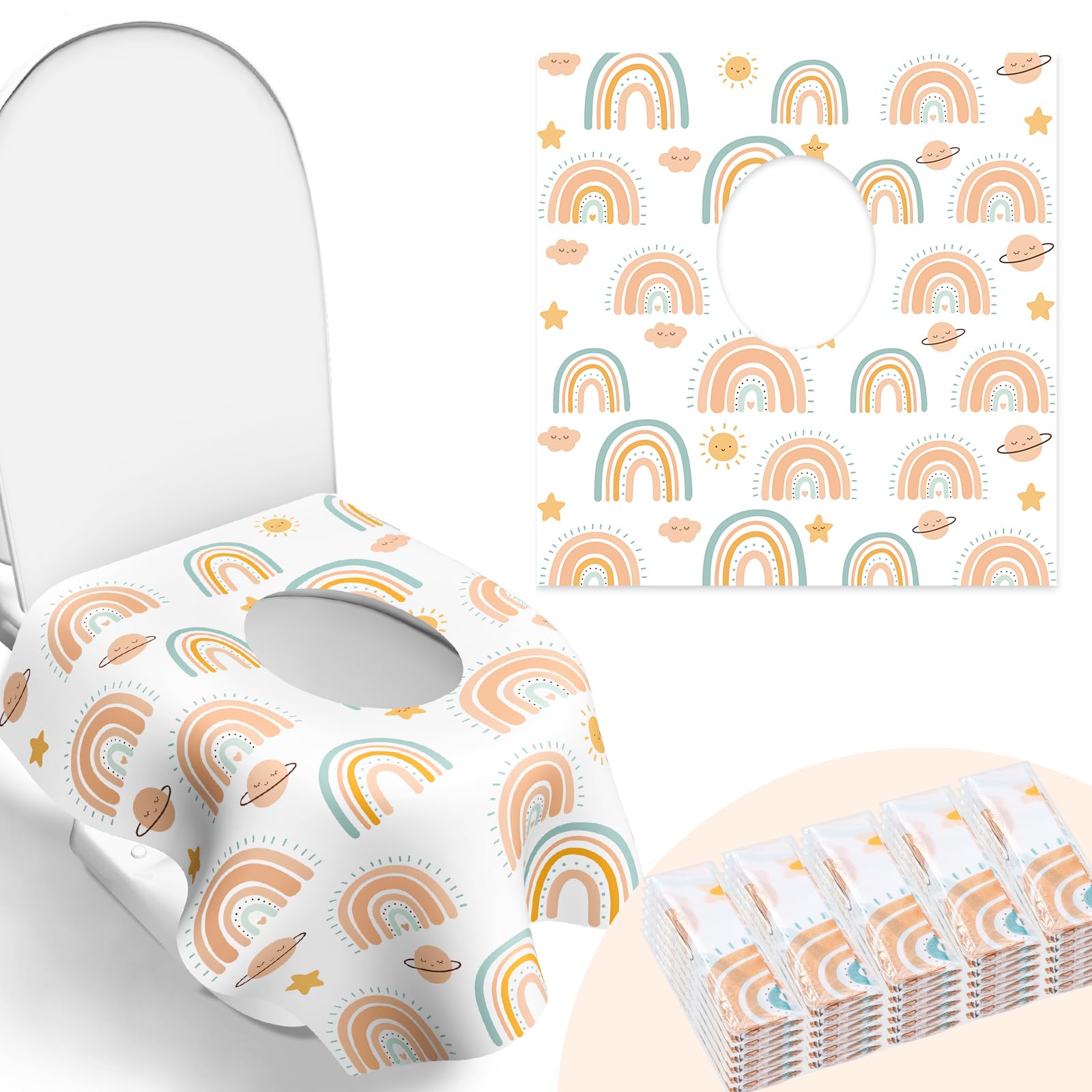 30 Pack Toilet Seat Covers Disposable (30 Count)