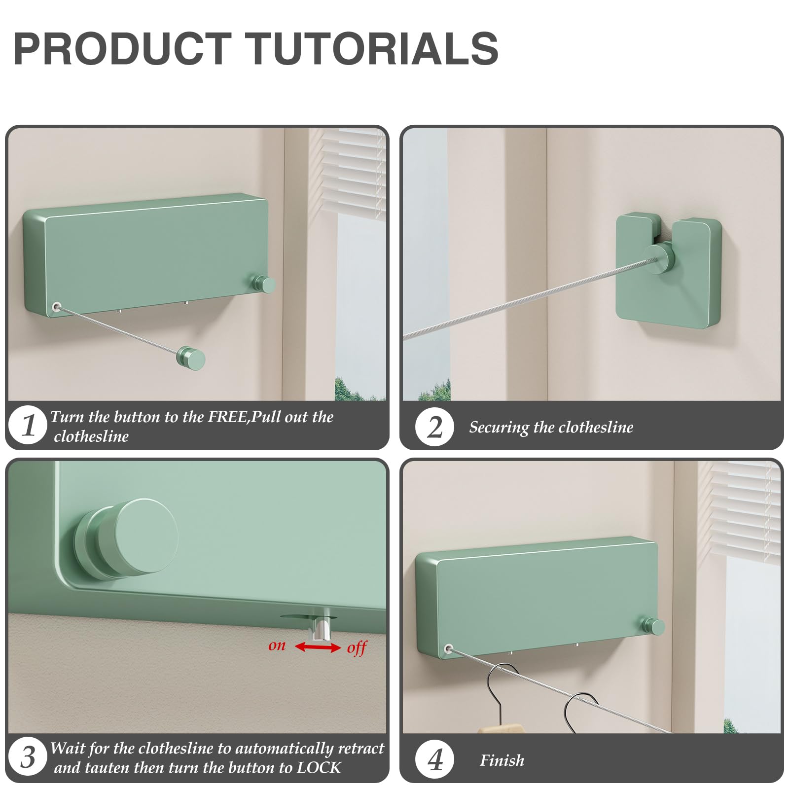 Retractable Clothesline Indoor