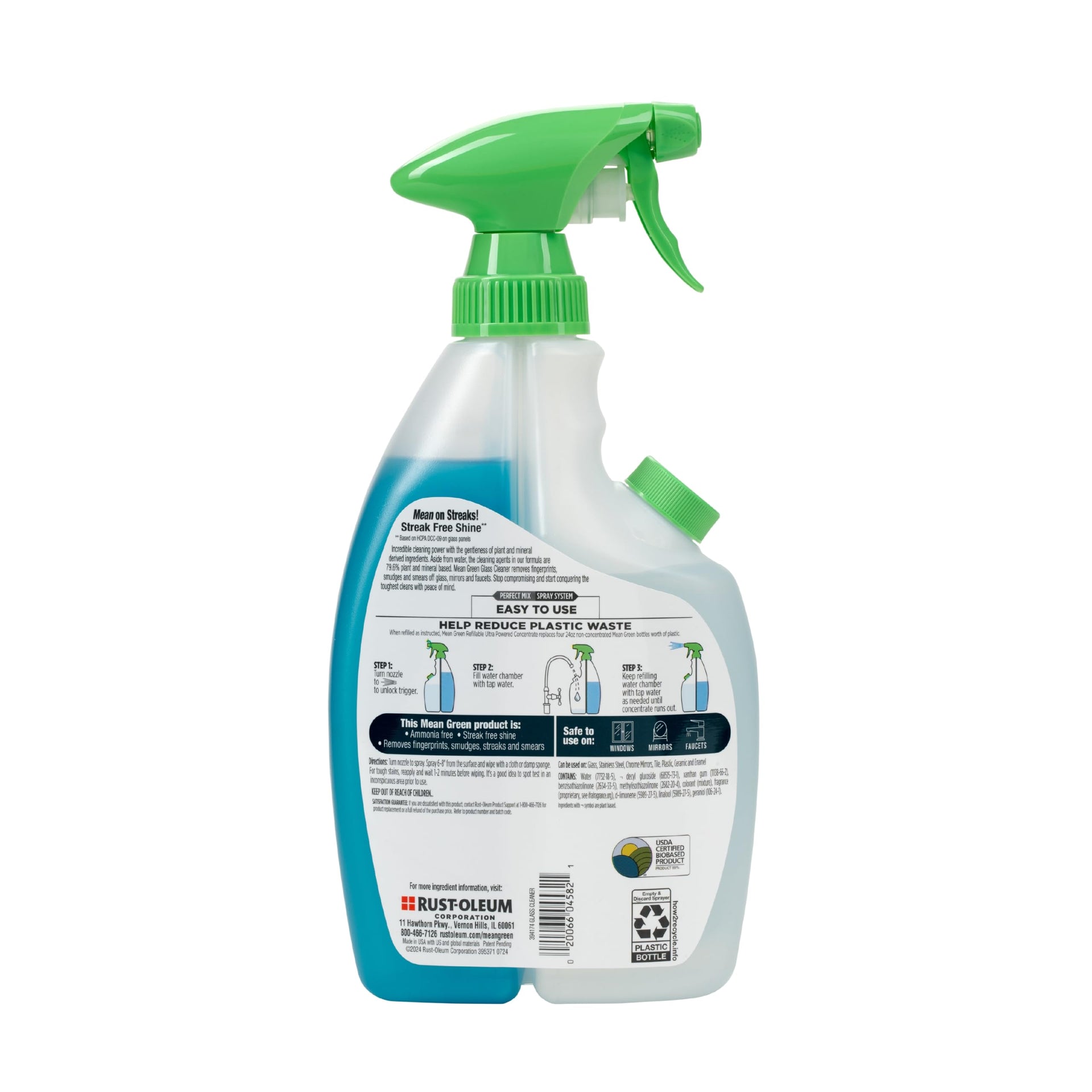 Refillable Ultra Powered Glass Cleaner Concentrate (28.6 Fl Oz) - ModHome Supplies