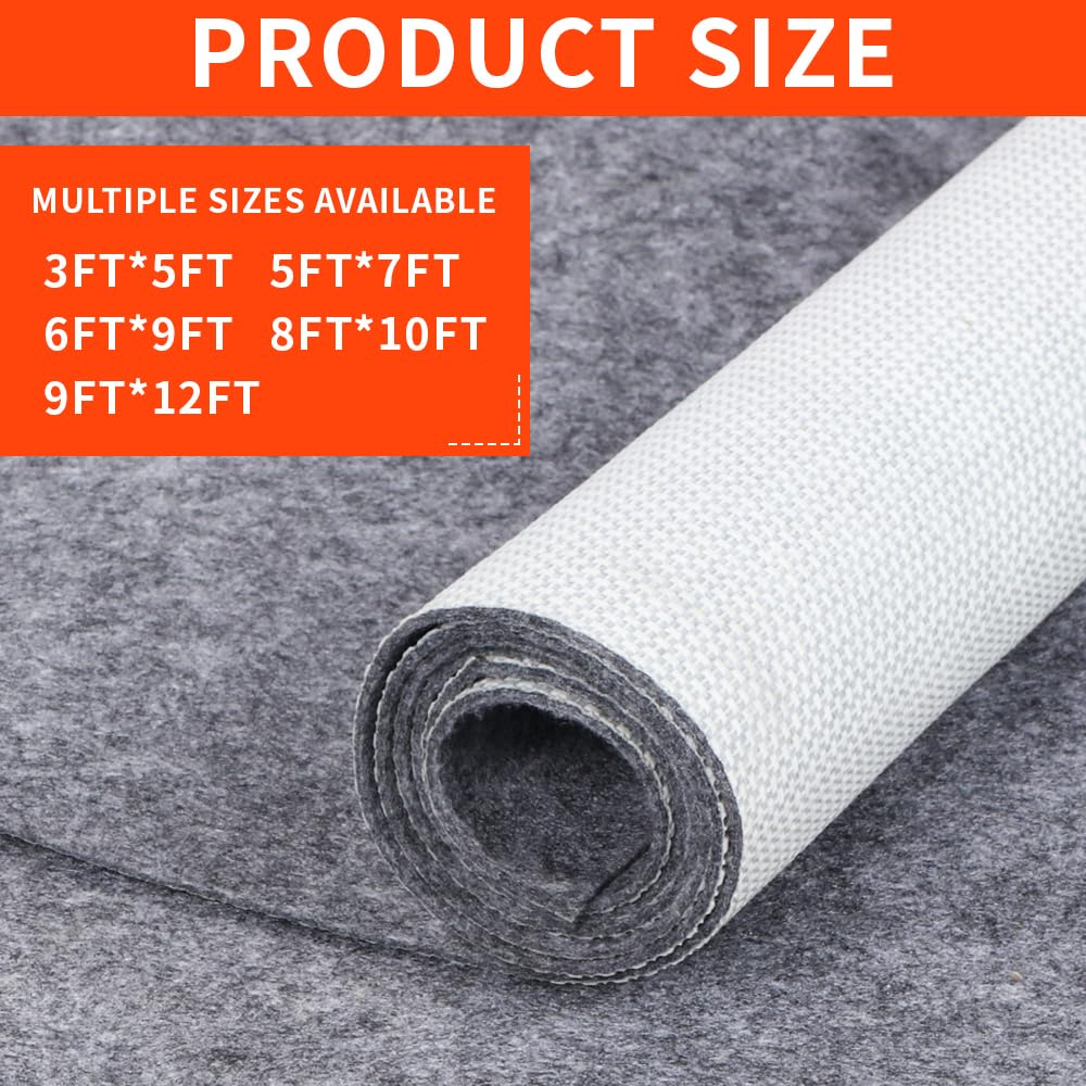 Non Slip Rug Pads 7 x 9ft (63 Sq Ft)