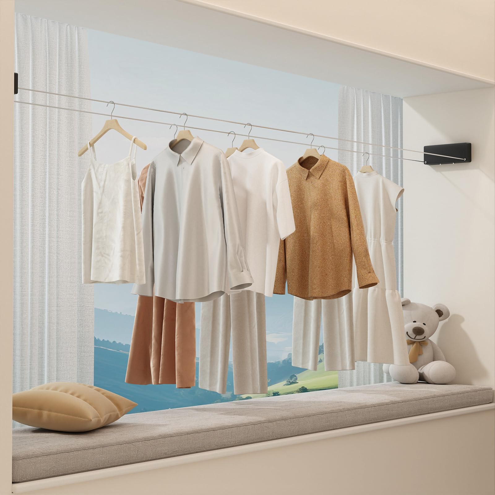 Retractable Clothesline Indoor