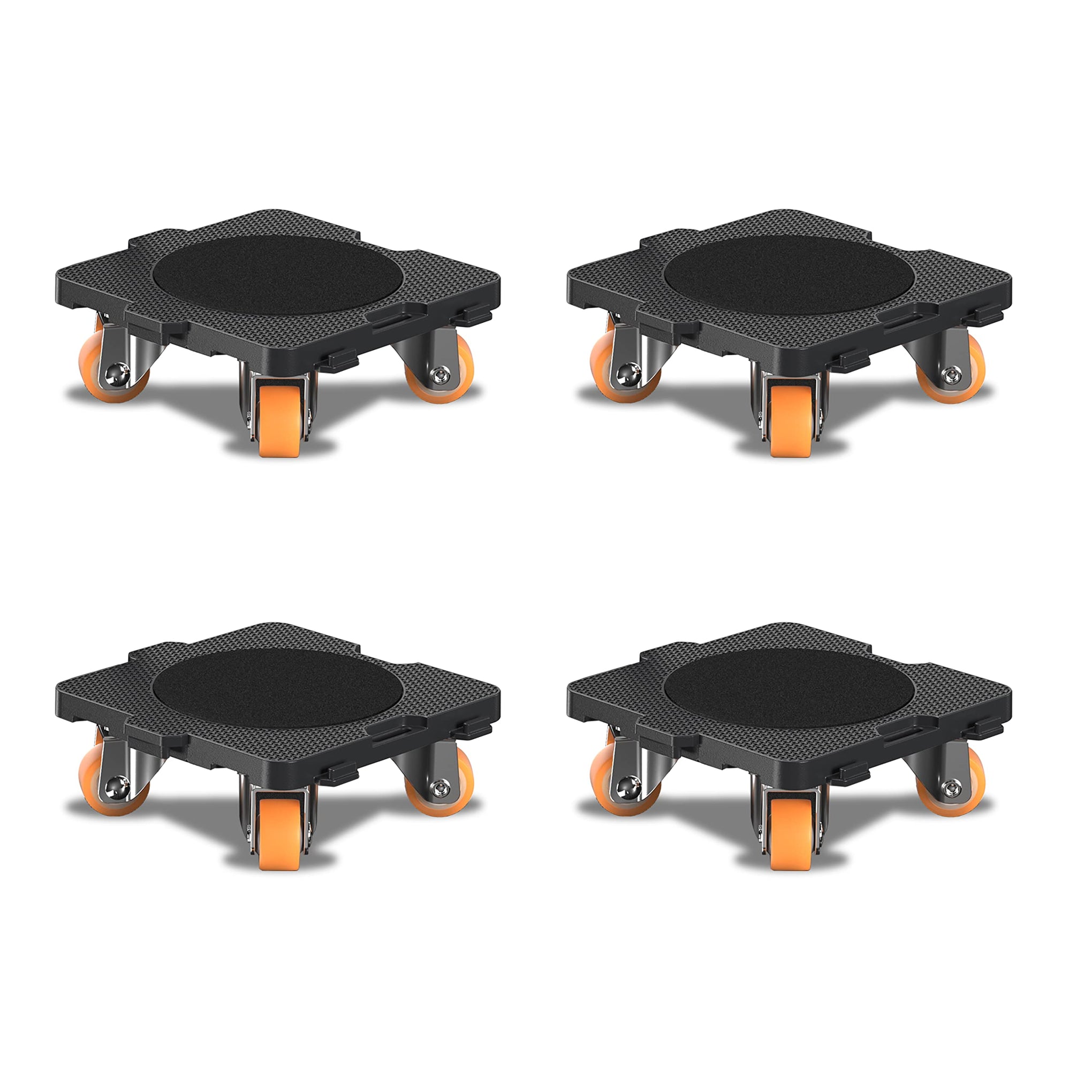 Add on 4Pack Connectable Dolly Furniture Movers with 360° Rotating Wheels with Bearing (4 Count)