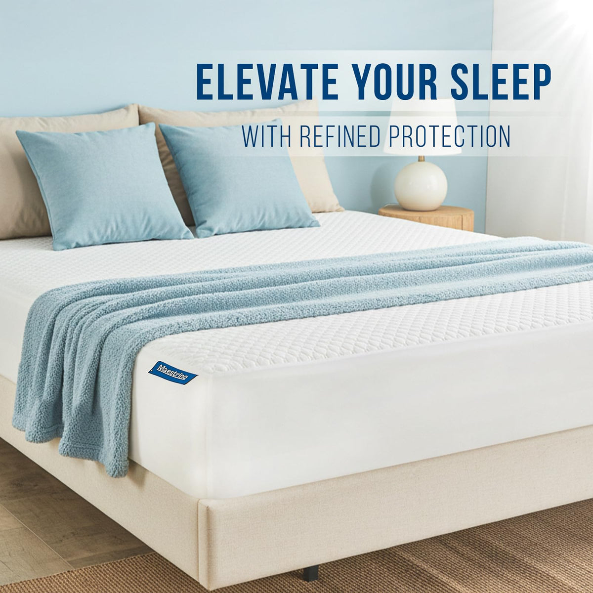 Luxury Full Size Tencel Waterproof Mattress Protector Deep Pocket