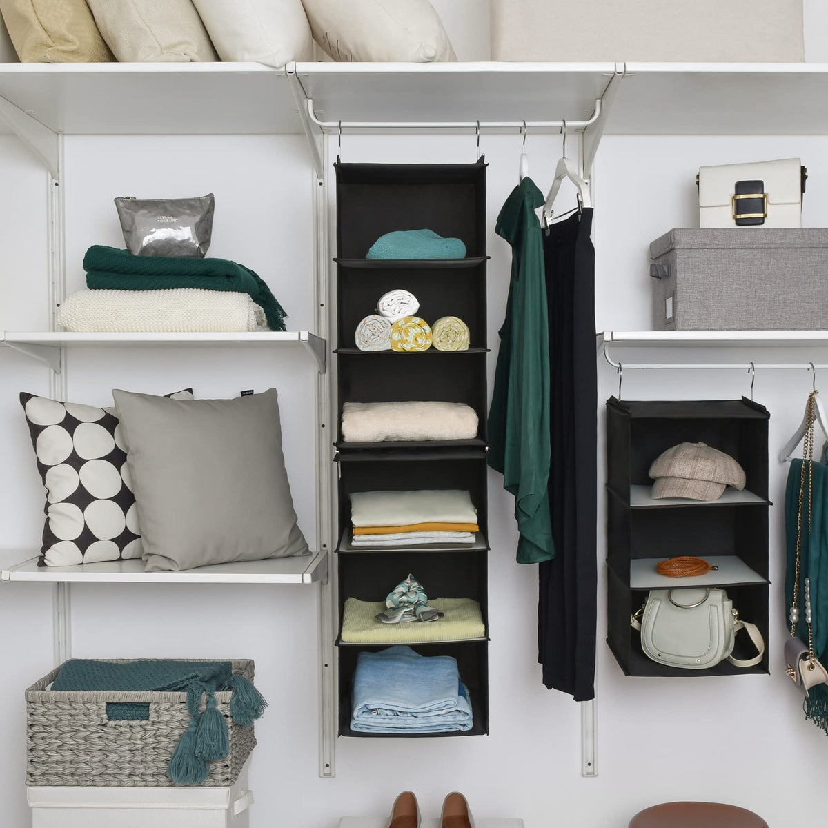 6 Shelf Hanging Closet Organizer