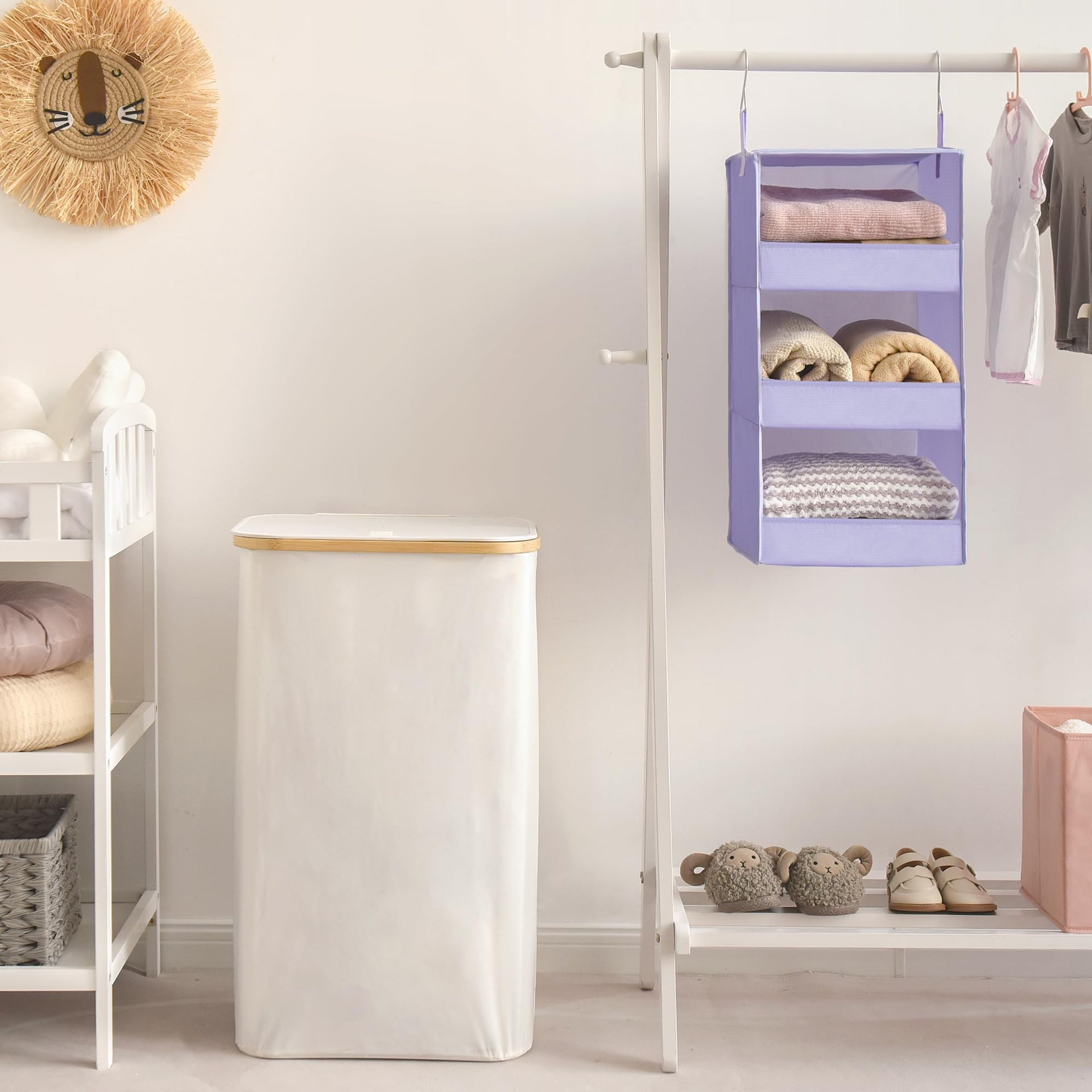 3 Shelf Hanging Closet Organizer