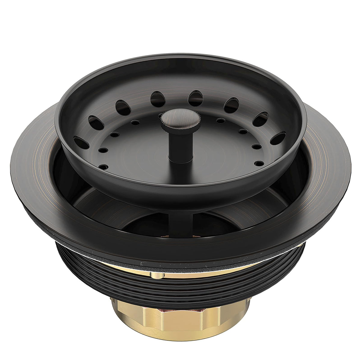 Stainless Steel Bronze Sink Drain Strainer Kit 3