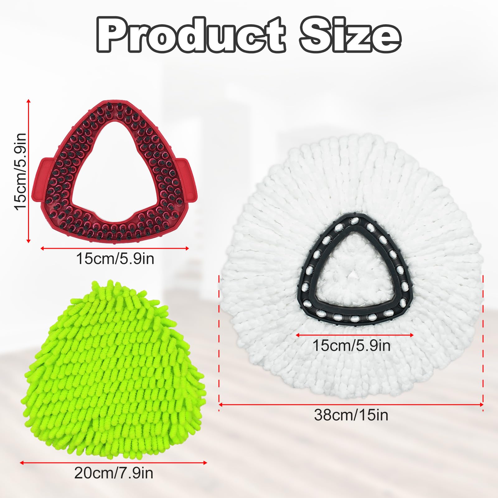 Mop Heads Replacement for Ocedar (7 Count)