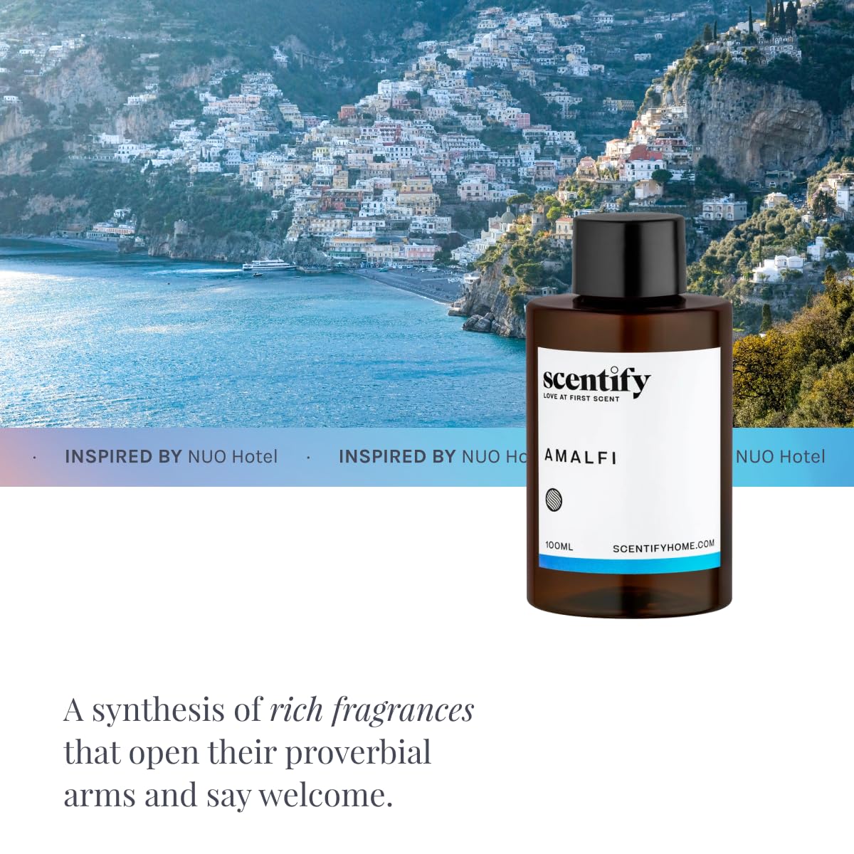 Amalfi Aroma Oil Refill Scent for Oil Diffusers (3.38 Fl Oz)